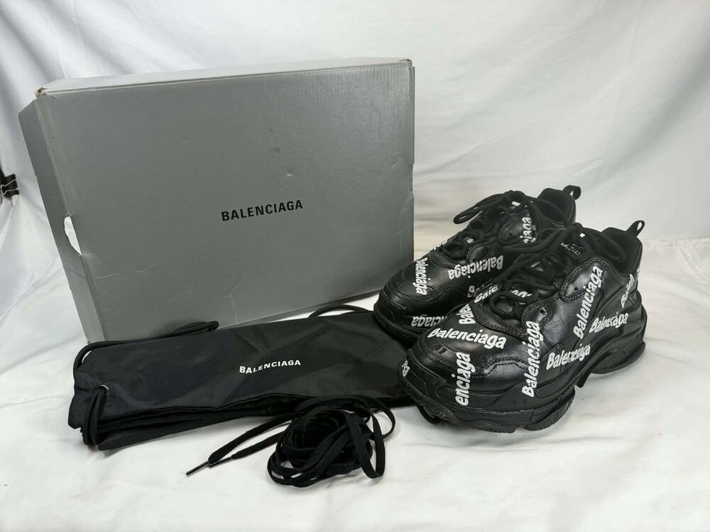 Balenciaga Triple S All Over Logo US 11 SPB-MS 363303